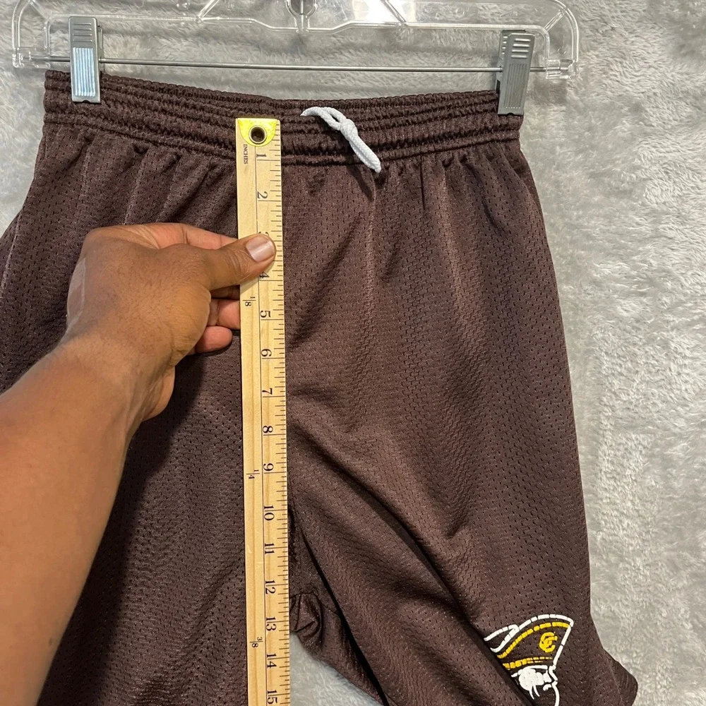 Carmel Catholic Corsairs Shorts Mens S Brown Mesh Basketball Gym Training